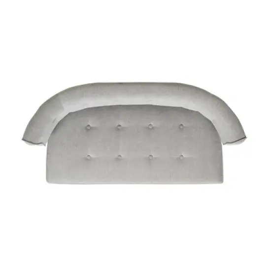 Jennifer Taylor Home Jared Roll Arm Tufted Bench Settee image {4}