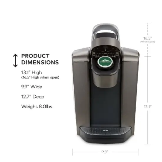 Keurig K-Elite Single-Serve K-Cup Pod Coffee Maker with Iced Coffee Setting image {6}