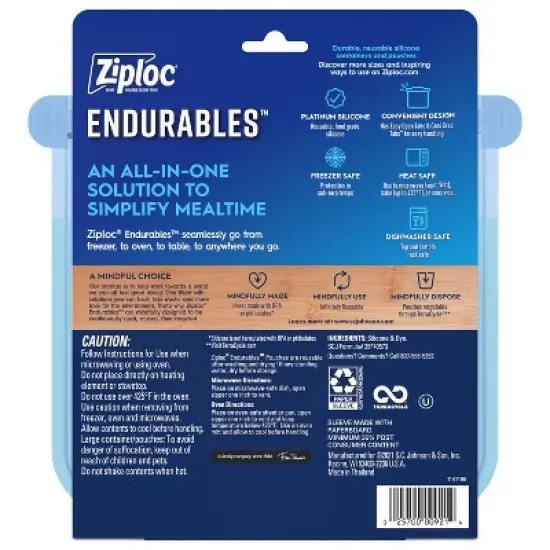 Ziploc Endurables Pouch &ndash; Medium - 16 fl oz image {2}