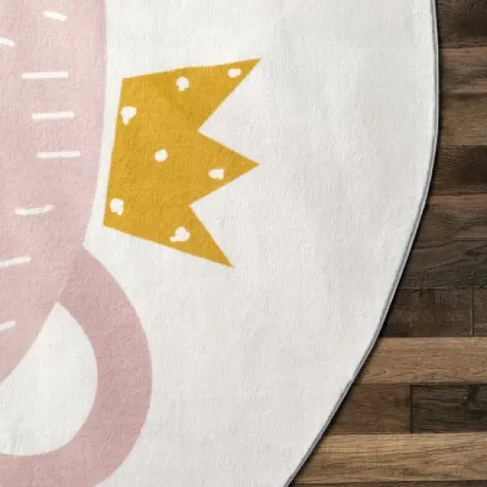 nuLOOM Nesta Queen Bear Machine Washable Kids Area Rug image {4}