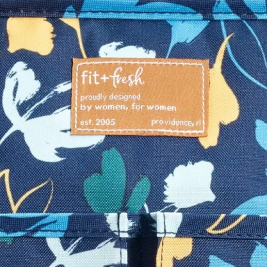 Fit & Fresh Summerton Lunch Tote with Salad Container - Blue image {7}