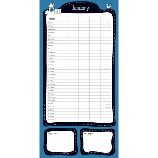 The Gifted Stationery 2024 Square Wall Calendar, Family Home Organiser, 16-Month Home Organizers Theme with 180 Stickers (12 x 12 In) image {1}