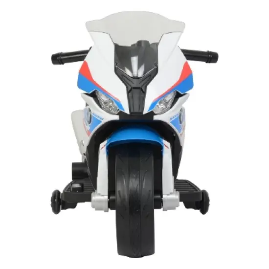 Best Ride on Cars 12V BMW Motorcycle Powered Ride-On - White: Plastic, 3+ Years, 50 lb Capacity image {5}