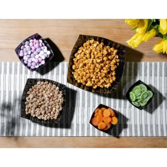 Posh Setting Square Black Serving Bowl - 64 oz. - 4 Pack image {4}