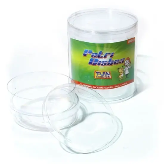 Fun Science Petri Dishes, Extra Deep, 4 Per Pack, 2 Packs image {1}