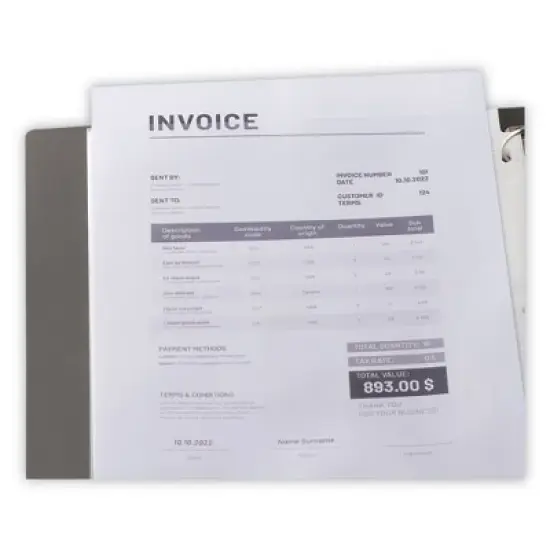 Universal Top-Load Poly Sheet Protectors - Letter - Case of 200 image {2}