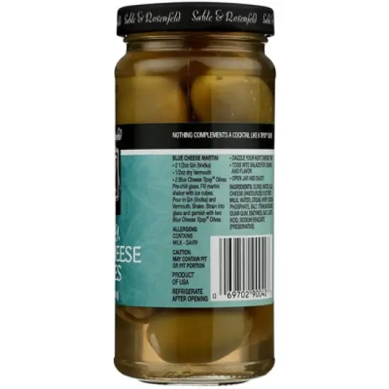 Sable & Rosenfeld Tipsy Blue Cheese Olives - Case of 6/5 oz image {4}