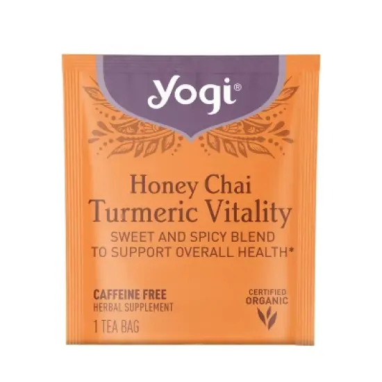 Yogi Tea - Honey Chai Turmeric Vitality Tea - 16ct image {5}