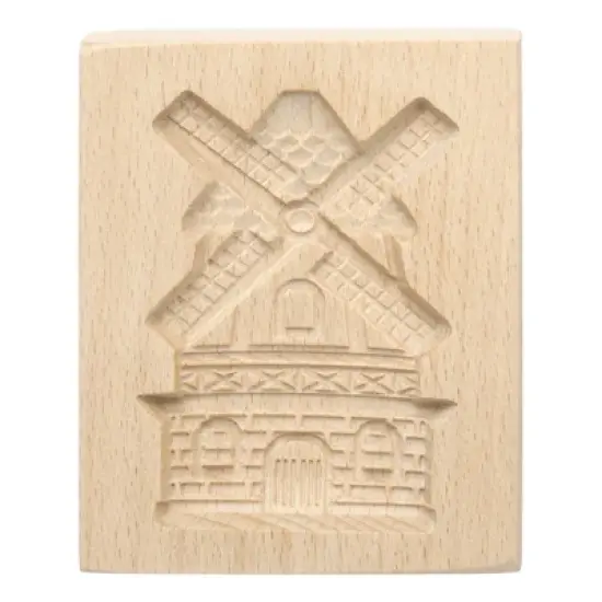 Unique Bargains Wooden 3D Carved Smooth Vintage Baking Cookie Biscuit Mould image {14}