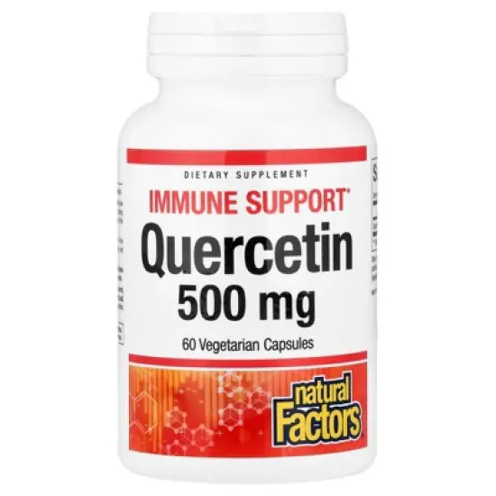 Natural Factors Quercetin, 500 mg, 60 Vegetarian Capsules image {4}