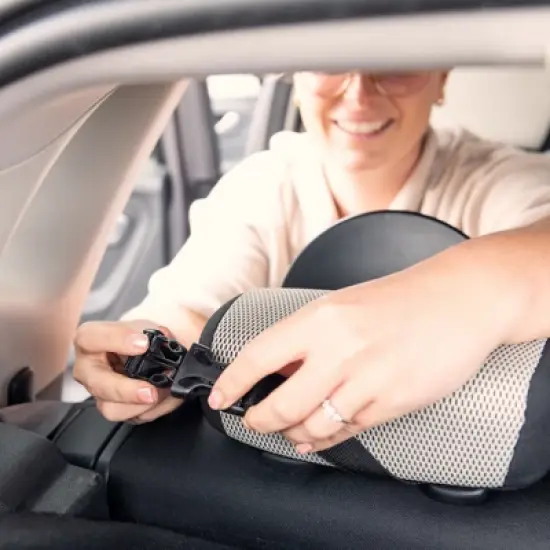 Diono Easy View  Baby Car Mirror Adjustable Safety Car Seat Mirror for Rear Facing Infant Crash Tested - Silver image {3}