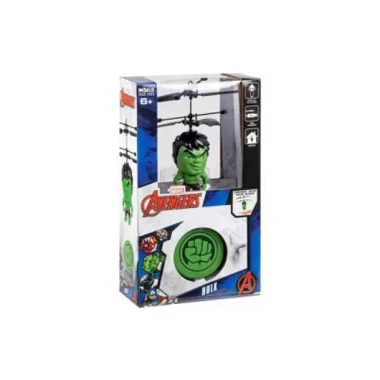 World Tech Toys Marvel 3.5" Hulk Flying Figure IR Helicopter image {2}