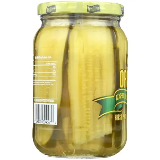 Mt. Olive Kosher Dill Sandwich Stuffers - Case of 6/16 fz image {3}