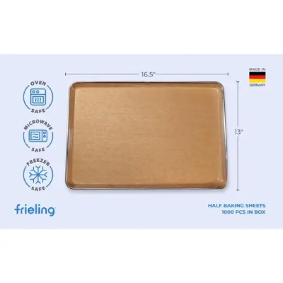 Frieling Parchment paper, half baking sheets, 1000 pcs per box, 13" x 16.5" ea. image {3}