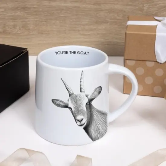 Pavilion Gift Company - G.O.A.T - 17 oz Mug - Drinkware image {3}