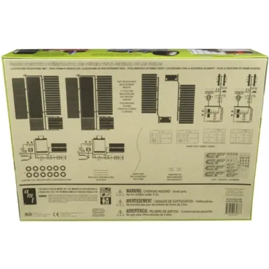 Skill 3 Model Kit Trailmobile Double Header Tandem Van Trailers 1/25 Scale Model by AMT image {3}