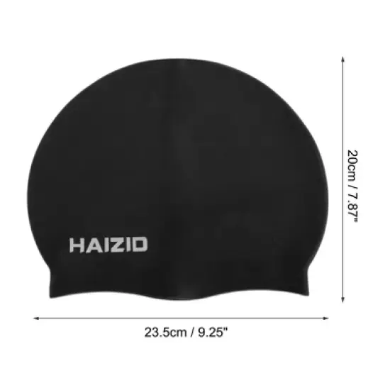 Unique Bargains Silicone Waterproof Swimming Cap 1 Pc image {3}