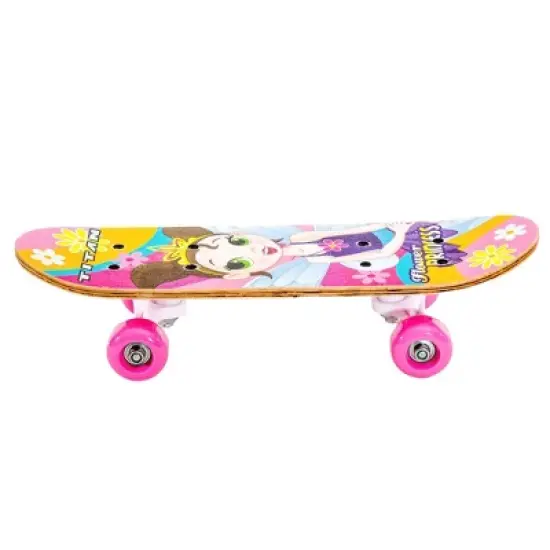 Titan Flower Princess 17" Skateboard, Pink image {1}