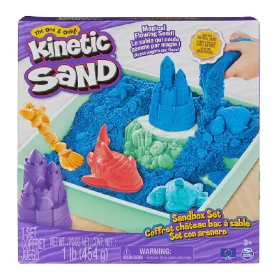 Kinetic Sand Sandbox Set Blue image {4}
