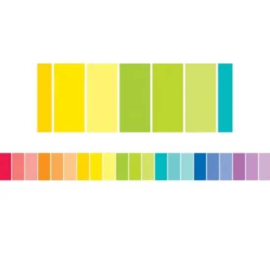 Creative Teaching Press&reg; Rainbow Paint Chip EZ Border, 48 Feet Per Pack, 3 Packs image {1}
