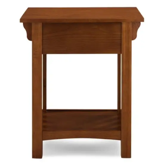 Medium Oak Nightstand - Leick Home image {5}