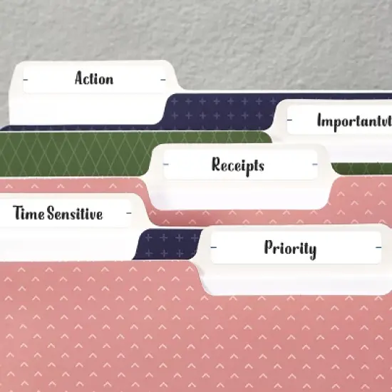 Avery Easy Peel Permanent File Folder Labels on 4" x 6" Sheets, 2/3" x 3-7/16", White, 3 Pack, 756 Labels Total (32131) image {7}