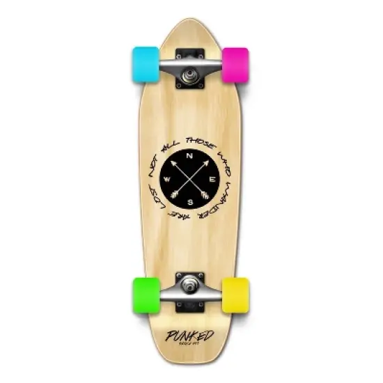 Yocaher 27" Mini Cruiser Standard Skateboard - Wander Natural image {6}