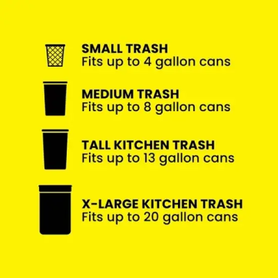 Glad ForceFlex Drawstring Fragrance Free Trash Bags - 13gal/50ct image {8}