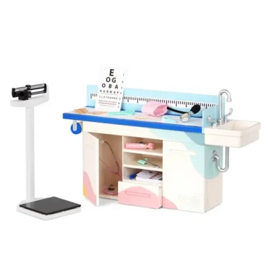 Our Generation Doctor Days Exam Table & Light-Up Otoscope Accessory Set for 18" Dolls image {6}