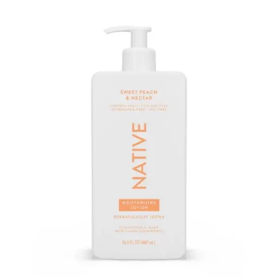 Native Body Lotion Pump - Sweet Peach & Nectar - 16.5 fl oz image {6}