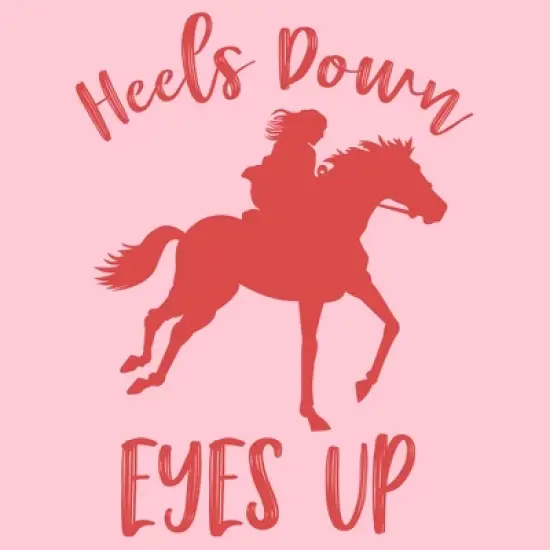 Girl's Lost Gods Horse Ride Heels Down Eyes Up T-Shirt image {1}