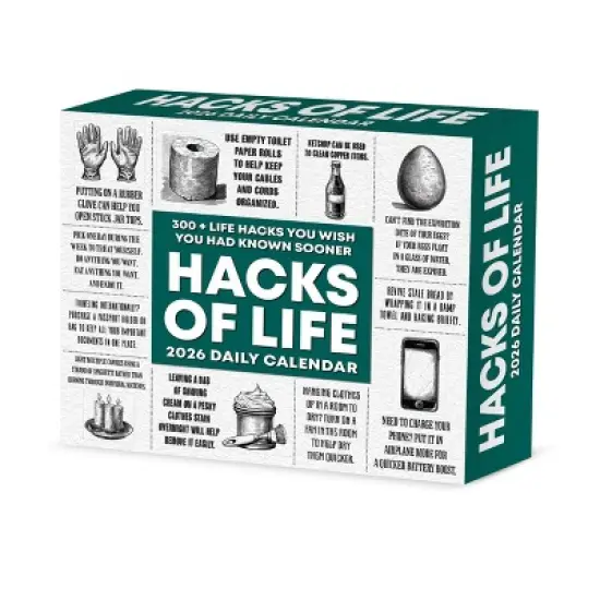 Willow Creek Press 2026 Hacks of Life Box Calendar image {6}