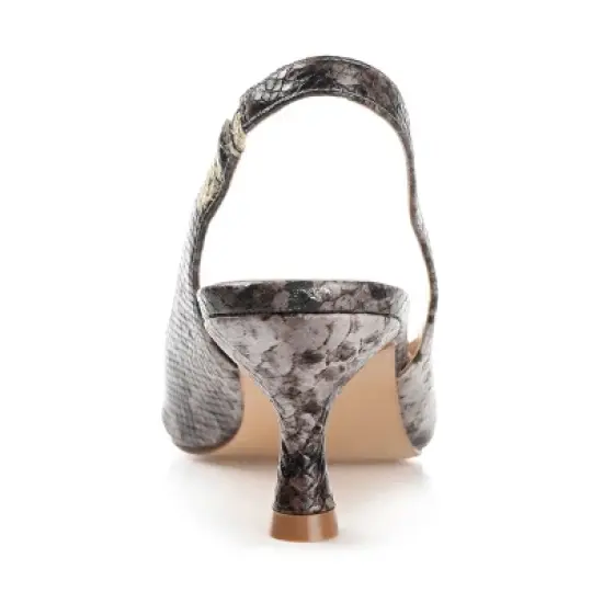 Journee Collection Womens Mikoa Kitten Heel Sling Back Pointed Toe Pumps image {2}