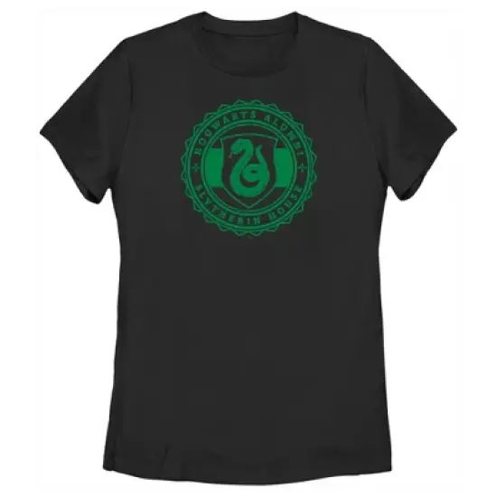 Women's Harry Potter Hogwarts Alumni Slytherin House T-Shirt image {3}