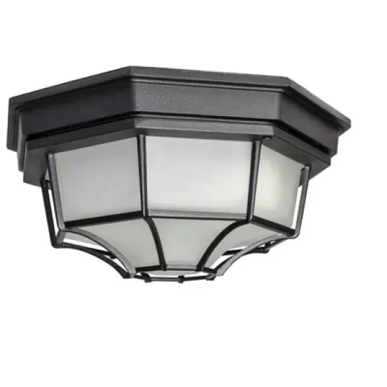 Maxim Lighting Crown Hill 1 - Light Flush Mount in  Black image {1}