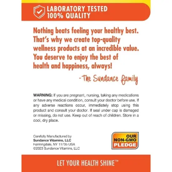 Sundance Vit D3 250Mcg (10000Iu) Quick Release Softgels 100 Ct image {4}