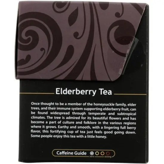 Buddha Teas Organic Elderberry Tea - Case of 6/18 Bags image {3}
