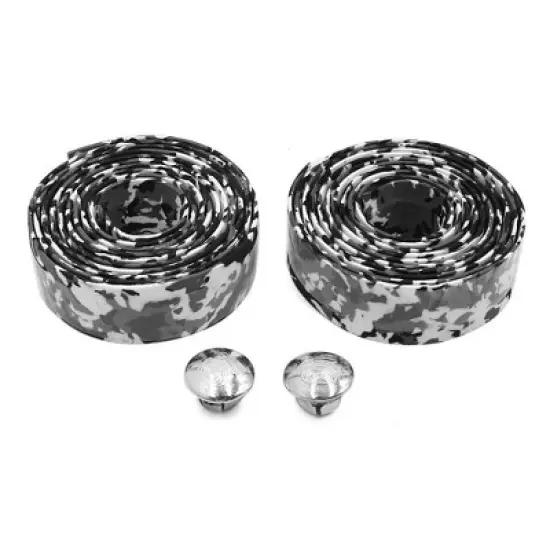 Unique Bargains Foam Camouflage Design Handlebar Grip Tape Wrap Decor for Bike 2 Pcs image {4}