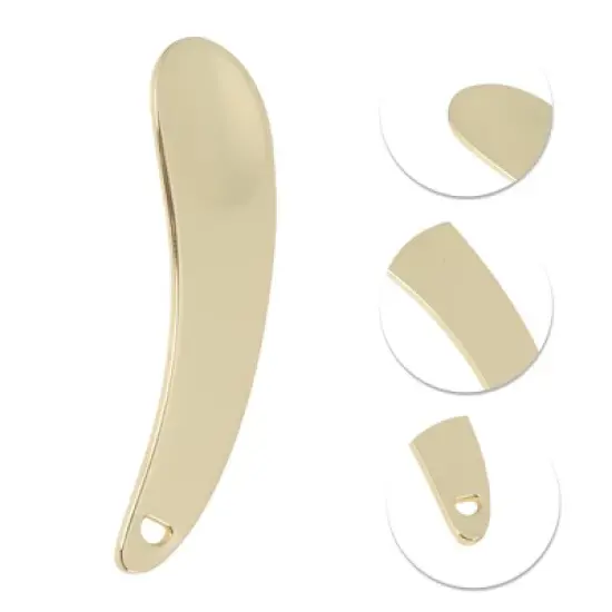 Unique Bargains Hangable Mini Makeup Cosmetic Spoon 2 Pcs image {2}