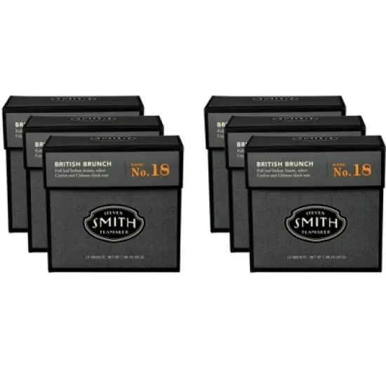 Smith British Brunch Tea - Case of 6 - 15 sachets image {2}