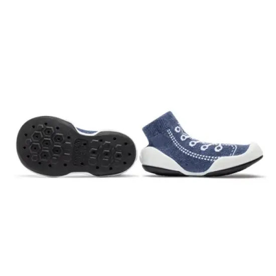 Komuello Toddler First Walk Sock Shoes - Sneaker Denim image {7}