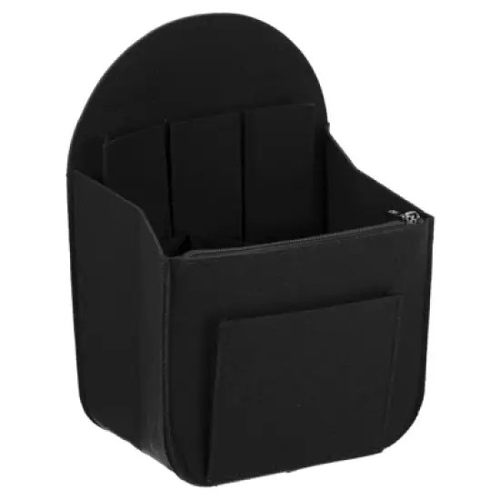 Unique Bargains Protective Lining Makeup Bags and Organizers Encrypted Felt Purse Insert 7.7" x 5" x 11" image {8}