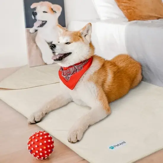 PetAmi Waterproof Dog Blanket For Pet Cat, Faux Shearling Fleece Couch Cover, Soft Plush Washable Reversible Throw image {4}