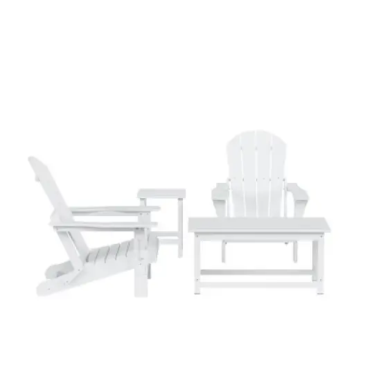 WestinTrends  4-Piece Outdoor Paio Adirondack Conversation Set image {12}