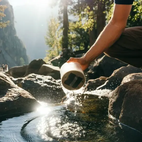 Luci Pro Series Lux Solar LED Outdoor Lantern White image {14}