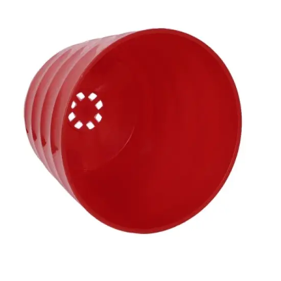 Unique Bargains Plastic Round Shape Home Garden Office Plant Planter Flower Pot 1 Pc image {3}