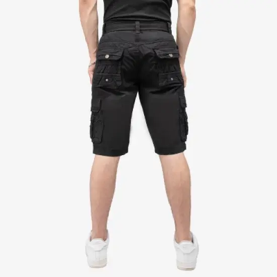 X RAY Men's Belted 12.5" Inseam Knee Length Cargo Shorts (Big & Tall) image {1}