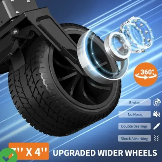 Heavy Duty Foldable Wagon for Beach Extra Large Collapsible Foldable Wagon for Camping image {3}