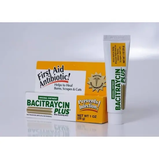 Bacitraycin Plus First Aid Antibiotic Ointment 1 Oz image {3}