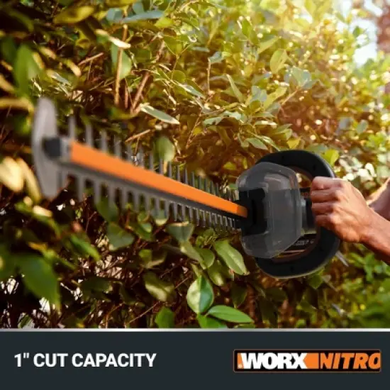 Worx Nitro WG286.9 40V Power Share 24" Cordless Hedge Trimmer (Battery & Charger Not Included) image {7}